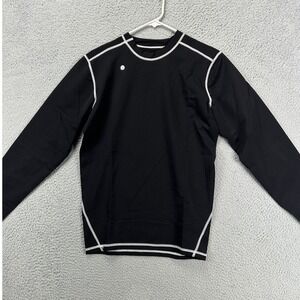 MMA Compression Shirt Mens XL Black Graphic Print Crew Neck Long Sleeve‎ T-Shirt